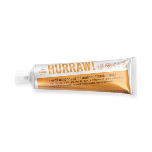 Hurraw Balmtoo Squeezable Balm Neroli Almond: Thick Ultramoisturizing. Anywhere Application. Body Face Lips Neck Fingers Toes. 1 Tube = 7 Sticks Of Lip Balm. Natural Organic. Made In Usa