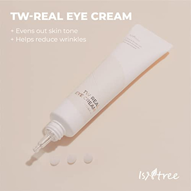 Isntree Twreal Eye Cream 30Ml 1.01 Fl Oz Korean Eye Cream For Dark Circles Fine Lines Puffiness & Dryness Hydrating Under Eye Care