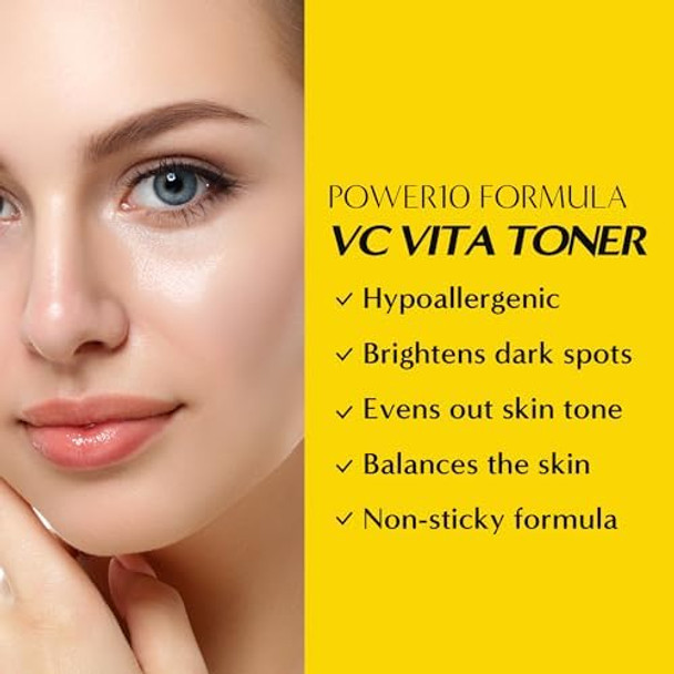 It'S Skin Power10 Formula Vc Vita Toner Green Tomato Face Toner Korean Skincare Niacinamide Brightening Toner K Beauty Vitamin C Toner For Face 6.76 Fl Oz