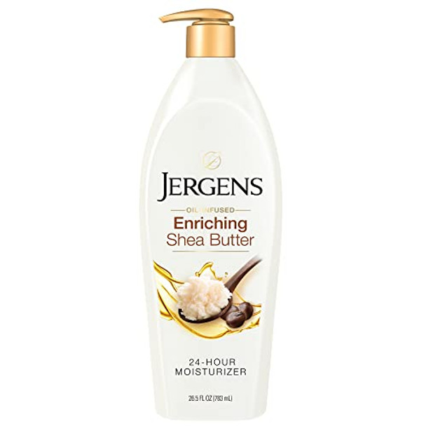 Jergens Ultra Healing Dry Skin Moisturizer Body And Hand Lotion & Hand And Body Lotion Pure Shea Butter Deep Conditioning Body Moisturizer Dermatologist Tested 26.5 Oz