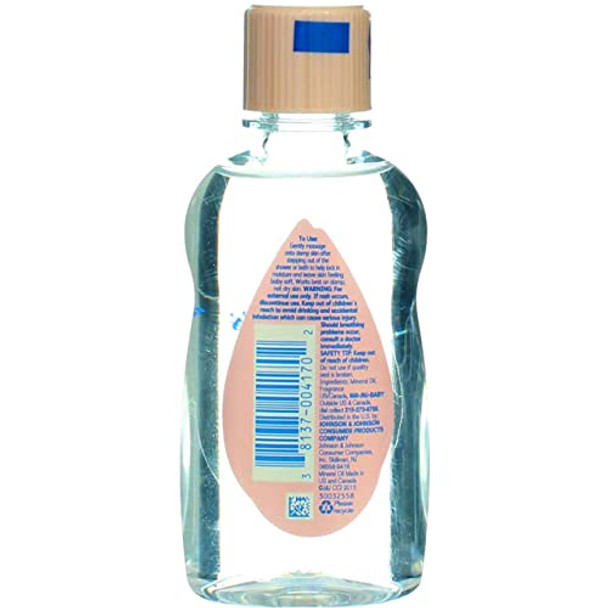 J&J Baby Oil() Size 3.0Z Johnson & Johnson Baby Oil 3Oz