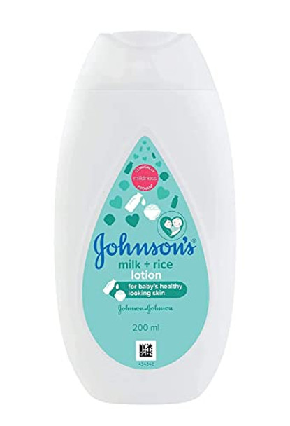 Johnson'S Baby Milk + Rice Lotion (200Ml) White Johnson'S Baby Milk + Rice Lotion (200Ml) White