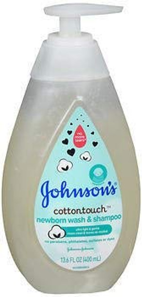 Johnsons Cotton Touch Born Baby Wash & Shampoo (Pack Of 12)