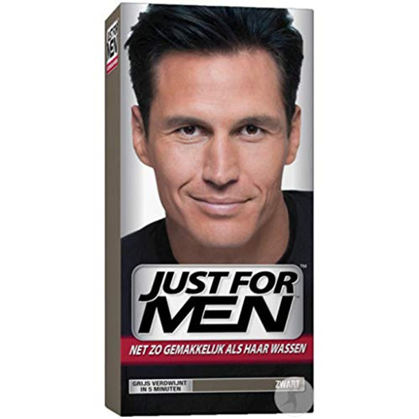 Just For Men Shampooin Haircolor Real Black H55