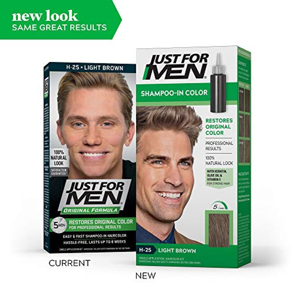 Just For Men Hair Color H25 Light Brown 1 Each (Pack Of 9)