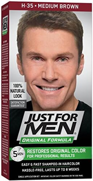 Just For Men Original Formula Men'S Hair Color Medium Brown 4 Fl Oz (Pack Of 1)