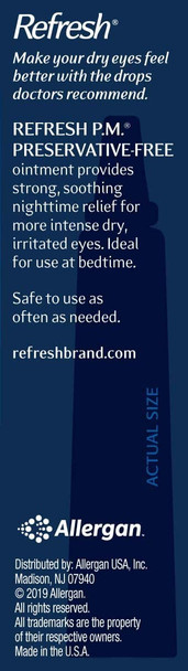 REFRESH PM Lubricant Eye Ointment 3.50 g
