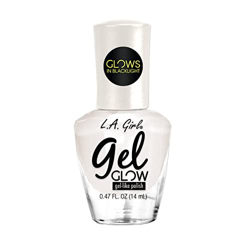 L.A.Girl Gel Glow Nail Polish 0.47 Oz 8 Colors No Uv Light Needed Gel Like Finish Polish (Rated R)