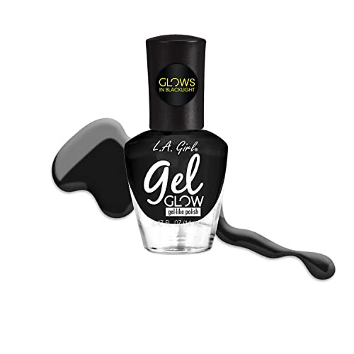 L.A.Girl Gel Glow Nail Polish 0.47 Oz 8 Colors No Uv Light Needed Gel Like Finish Polish (Rated R)