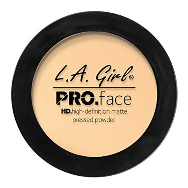 L.A. Girl Pro.Face Matte Pressed Powder Classic Ivory Gpp602 (Pack Of 3)