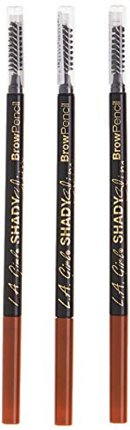 L.A. Girl Shady Slim Brow Pencil Soft Brown Gb353 (Pack Of 3)