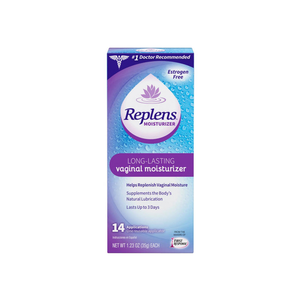 Replens Long Lasting Vaginal Moisturizer with Reusable Applicator 14 ea