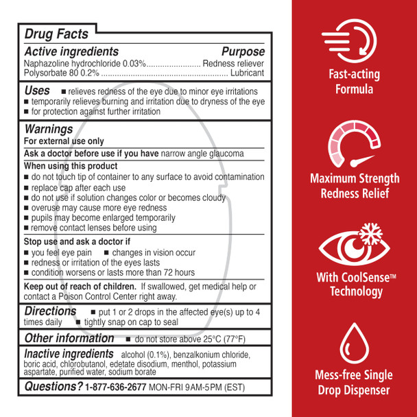 Rohto Cooling Eye Drops, 0.4 oz