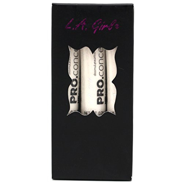 La Girl Pro Coneal Hd. High Definiton Concealer 0.28 Oz Gc996 Highlighter (3 Pcs Highlighter)