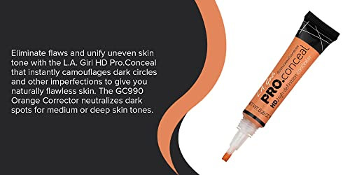 L.A. Girl Pro Conceal Hd Concealer0.28 Ounce (Orange Corrector)