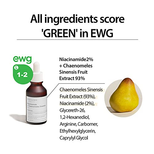 Mary&May Niacinamide + Chaenomeles Sinensis Face Serum + Niacinamide Vitamin C Daily Mask Bundle
