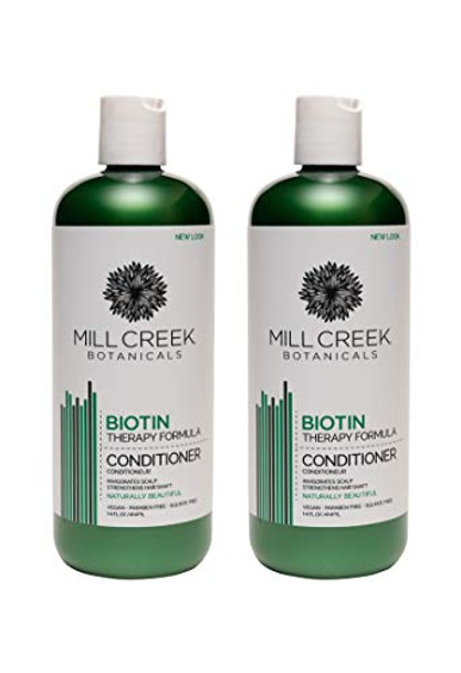 Mill Creek Botanicals Biotin Conditioner 14 Oz Each 2 Pack