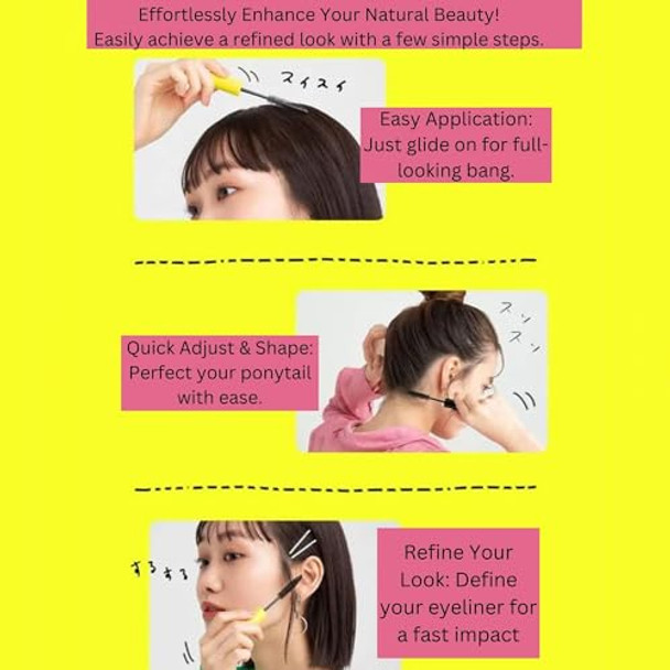 Moist Diane Perfect Beauty Natural Hair Styling Gel Stick For Women & Men Hair Mascara For Smooth & Tamed Hair Notgreasy Hair Finishing Stick For Flyaways Maegami Stick From Japan 0.34 Oz 3Ea