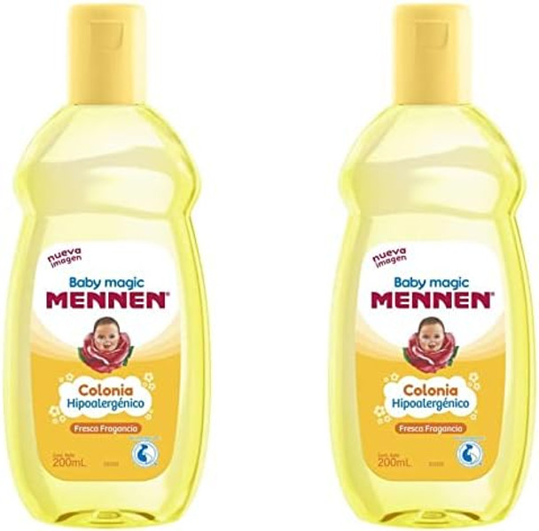 Baby Magic 2 Mennen Cologne 6.76 Fl Oz (2 Colonias Mennen Para Bebe 200 Ml)