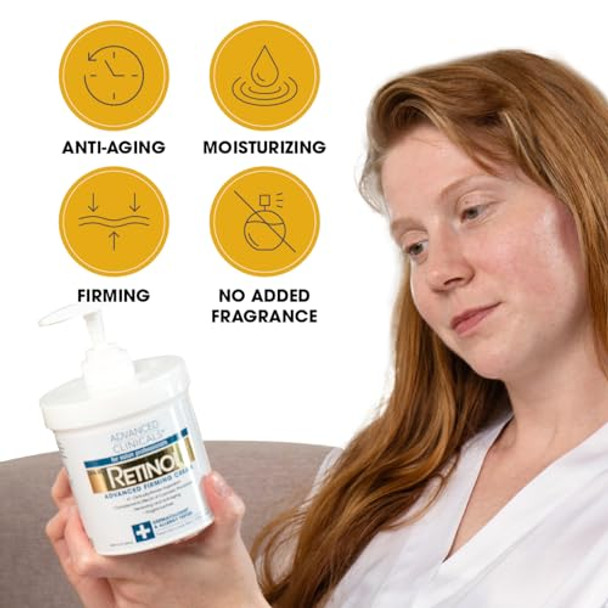 Advanced Clinicals Crepey Skin Wrinkle Smoothing Cream + Retinol Firming Cream Set