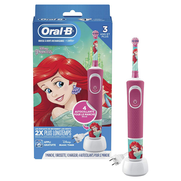 Oral-B Kids Electric Toothbrush featuring Disney Princess, for Kids 3+