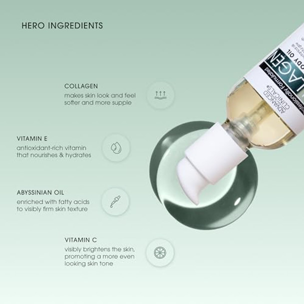 Advanced Clinicals Retinol + Niacinamide Antiaging Face & Body Cream + Collagen Lifting Body Oil Set