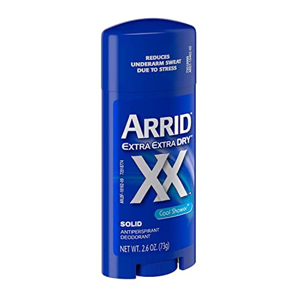 Arrid Deodorant 2.6 Ounce Solid Xx Cool Shower (76Ml) (3 Pack)