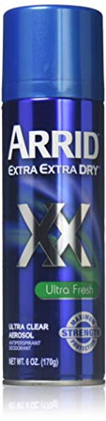 Arrid Xx U/Clru/Frsh Size 6Z Arrid Extra Extra Dry Ultra Clear Ultra Fresh Aerosol Deodorant