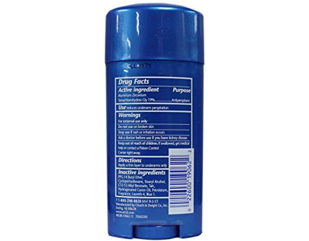 Arrid Xx Extra Dry Regular Solid Antiperspirant Deodorant 2 Ounce (Pack Of 6)
