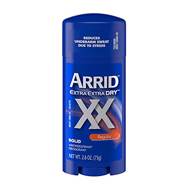 Arrid Xx Extra Dry Regular Solid Antiperspirant Deodorant 2 Ounce (Pack Of 6)