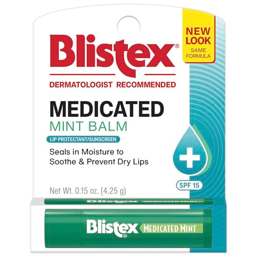 Blistex Medicated Mint Lip Balm 0.15 Oz