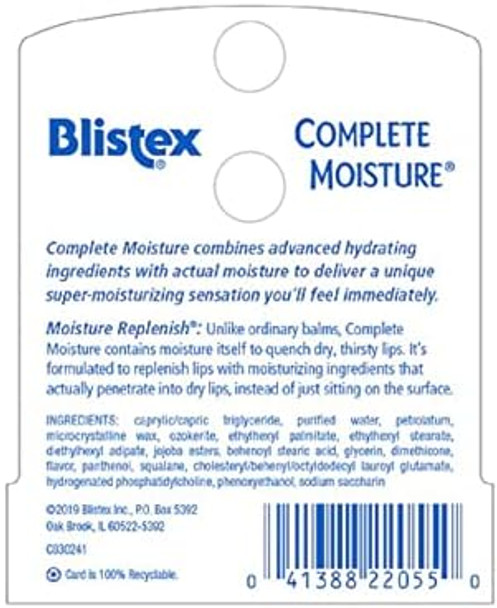 Special Pack Of 5 Blistex Complete Moist Balm 0.15 Oz