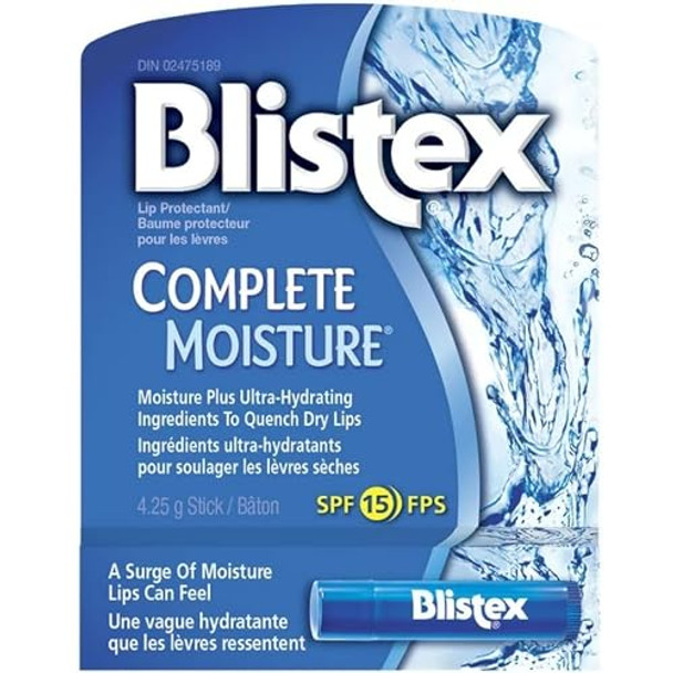 Blistex Complete Moisture Lip Protectant 0.15 Oz (Pack Of 4)