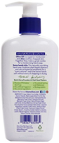 Kiss My Face Liquid Moisture Soap Olive & Aloe 9 Oz