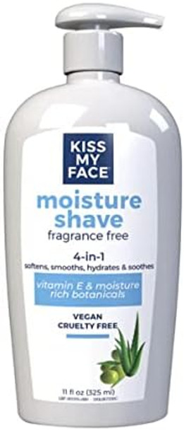 Kiss My Face Moisture Shave Fragrance 4In1 Pump 11 Fl Oz (Pack Of 2)