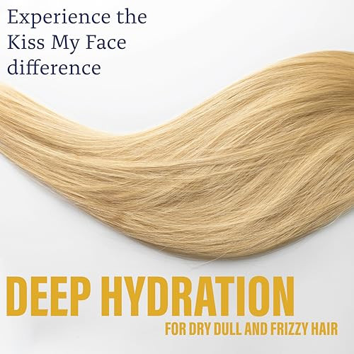 Kiss My Face 2In1 Shampoo + Conditioner Bar Palm Oil Cruelty For Dry Dull & Frizzy Hair With Oat And Shea Butter113 Grams