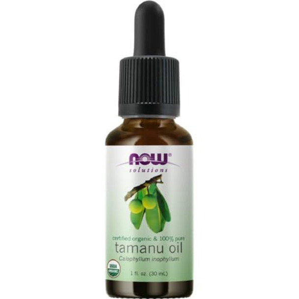 Now Foods Solutions Organic Tamanu Oil Organic And 100% Pure Promotes Hydration And Rejuvenation 1Ounce