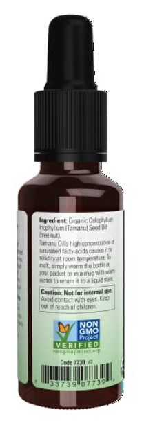 Now Foods Solutions Organic Tamanu Oil Organic And 100% Pure Promotes Hydration And Rejuvenation 1Ounce