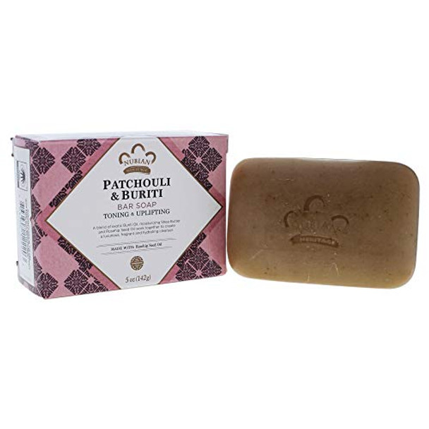 Nubian Heritage Patchouli And Buriti Bar Soap 5 Ounce