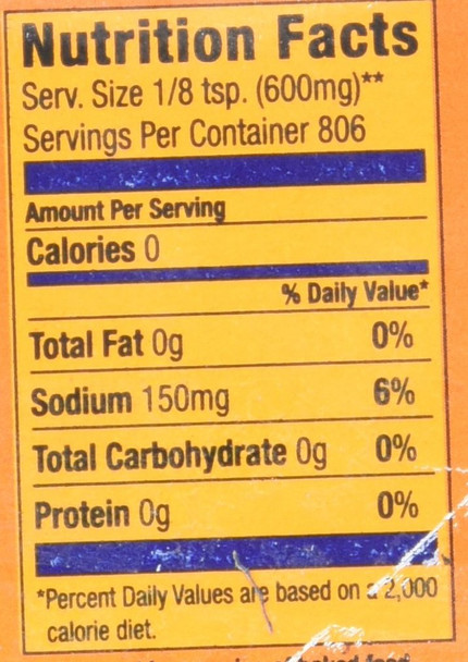 Nutrition Facts