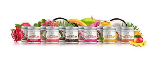 Petal Fresh Restoring Body Butter With Honey & Coconut Oil And Reing Hibiscus & Papaya Body Butter Bundle 8Oz Each