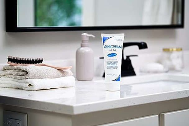 Vanicream Sensitive Skin Hair Gel 7 Oz And Facial Cleanser 8 Oz Bundle