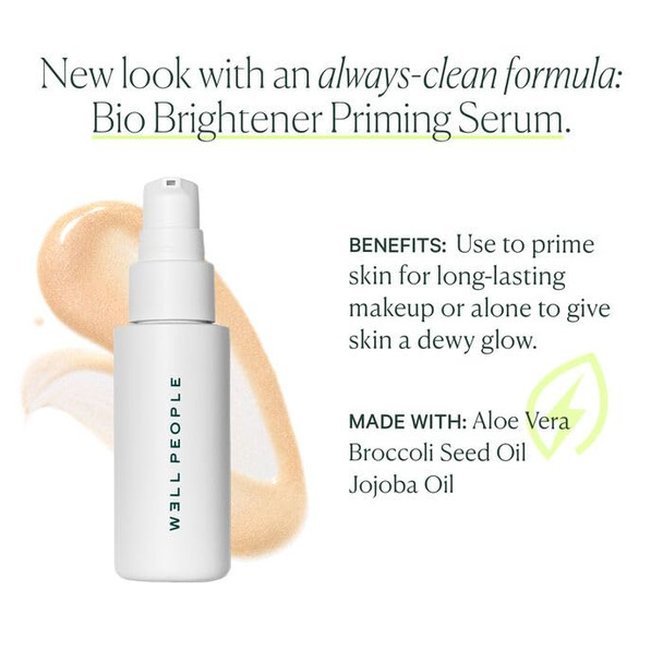 Well People Bio Brightener Priming Serum Nourishing Primer For Longlasting Makeup & A Healthy Glow Brightens & Soothes Skin Vegan & Cruelty Well People Bio Brightener Priming Serum Nourishing Primer For Longlasting Makeup & A Healthy Glow Brightens & Soothes Skin Vegan & Cruelty
