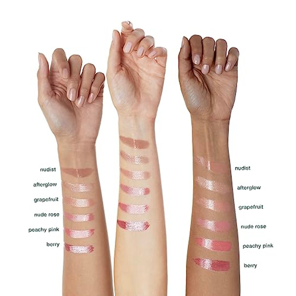 Well People Hydrolip Gloss Lip Plumping Gloss For Sheer Color Smooths & Hydrates Lips Made With Jojoba Oil Vegan & Cruelty Nudist (Pack Of 2)