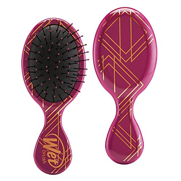 Wet Brush Squirt Detangler Hair Brushes Spirit Sangria Mini Detangling Brush With Ultrasoft Intelliflex Bristles Glide Through Tangles With Ease Pain Comb For All Hair Types