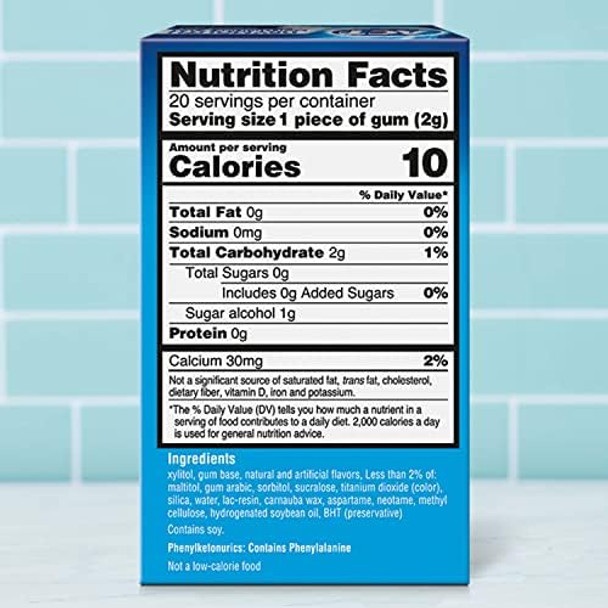 Act Dry Mouth Anticavity Zero Alcohol Fluoride Mouthwash 18 Fl. Oz. Soothing Mint & Act Dry Mouth Moisturizing Gum 20 Pieces Sugar Soothing Mint Bundle