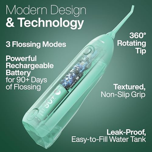 Aquasonic Icon Toothbrush & Water Flosser Bundle (Mint)