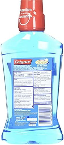 Colgate Total Advanced Proshield Mouthwash Peppermint Blast 16.9 Ounce (Pack Of 2)
