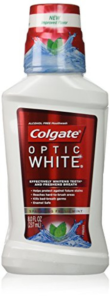 Colgate Optic White Mouthwash 8 Fluid Ounce