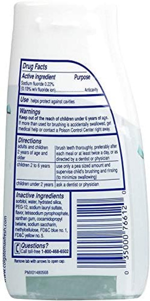 Colgate Max White Toothpaste With Mini Breath Strips Crystal Mint 4.6 Oz 2 Pk